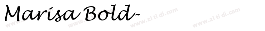 Marisa Bold字体转换